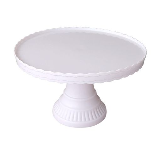 Plastic Cake Stand - WHITE - Sonkas Baking Materials