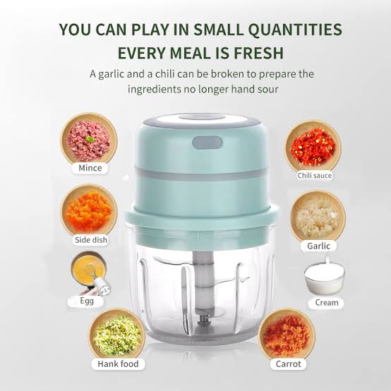 Rechargeable Mini Spice Blender (250ml) - Sonkas Baking Materials